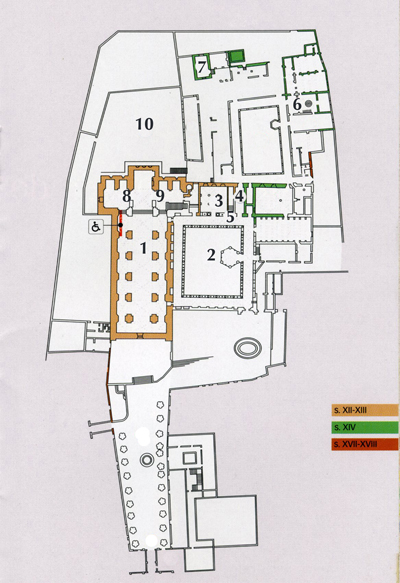 Plano monasterio de Santes Creus